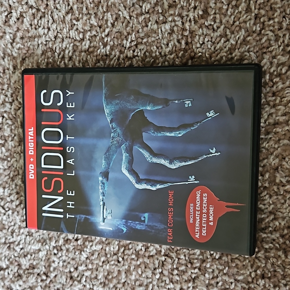 Insidious The Last Key DVD, $5